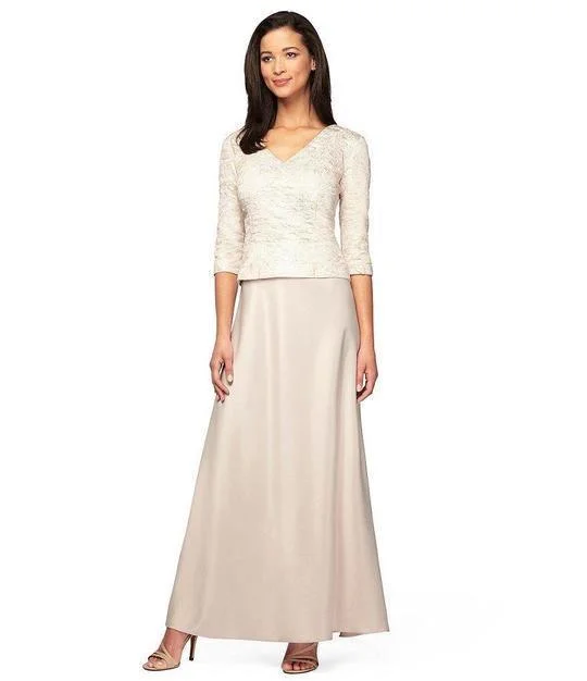 From Casual To Classy Alex Evenings AE281047 Long Formal Petite Dress Sale