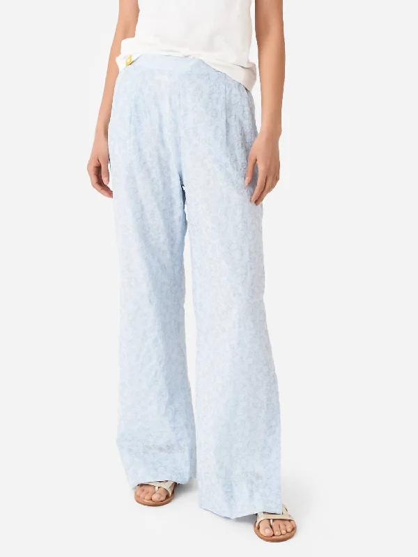 Exclusive Sale Jules Pant In Sky Bloom