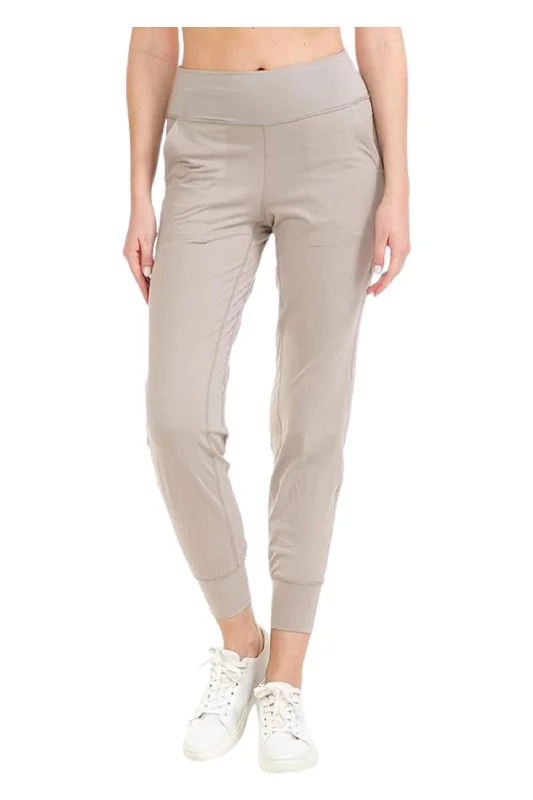 Must Haves Athleisure With Pockets Joggers In Sand