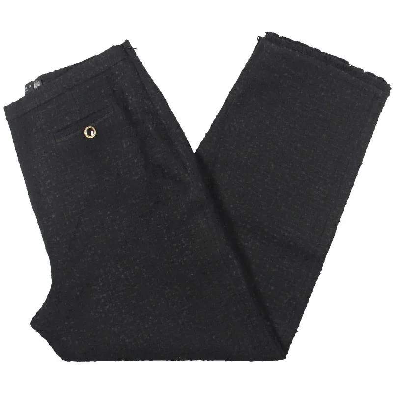 Exclusive Sale Womens Tweed Straight Leg Trouser Pants