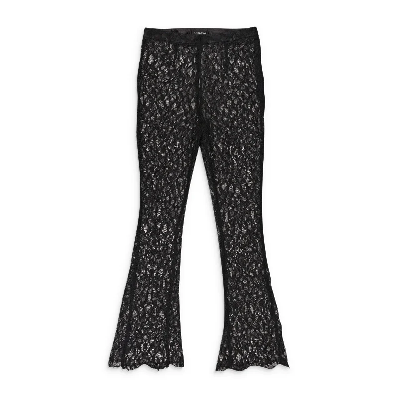 Summer Splash Sale CALLIPYGIAN LACE BLACK PANTS