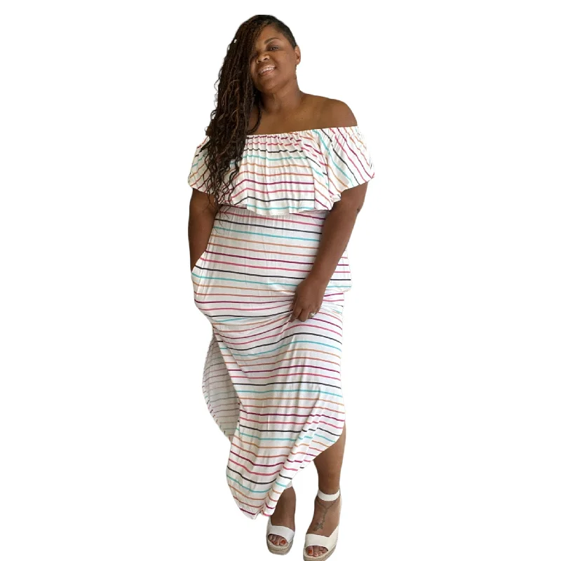 From Casual To Classy The Gracie Striped Maxi Dress