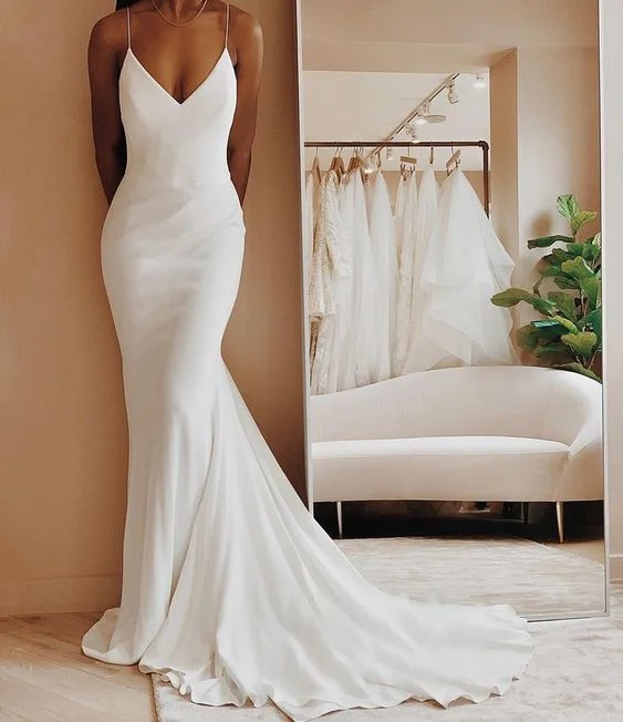 Trendy Pulse Sexy Backless Wedding Dress prom dress    cg17123