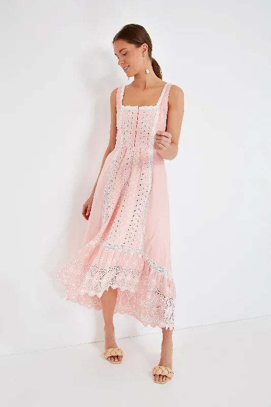 Fashionista Favorites Bubble Bath Pink Alwyn Midi Dress