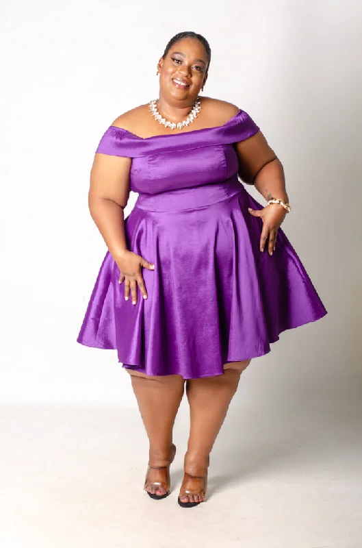Trendy Online Boutiques Wrapped Up Dress - Purple