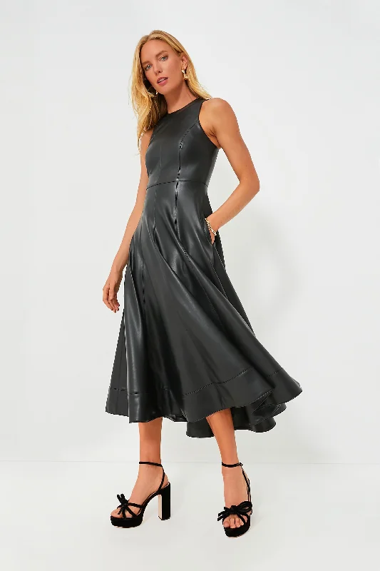 Special Offers Black Soline Midi Dress