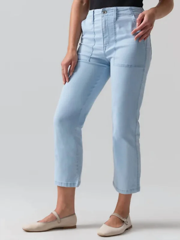 Trend Forward Threads For Her Vacation Crop Pant In Ultra Pale