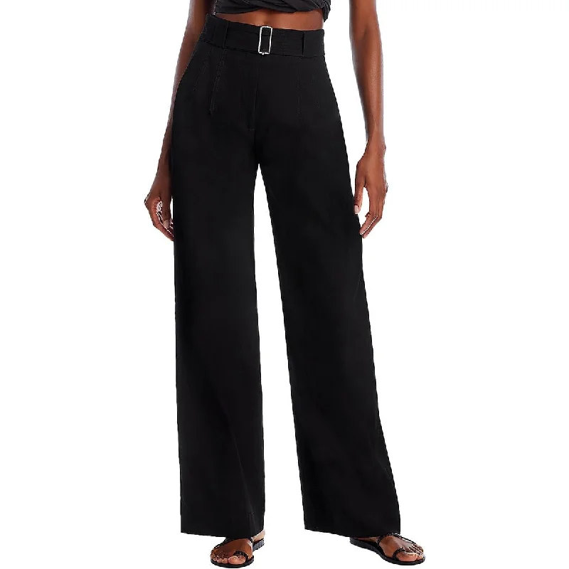 New Arrivals Darby Womens Linen Blen High Rise Wide Leg Pants