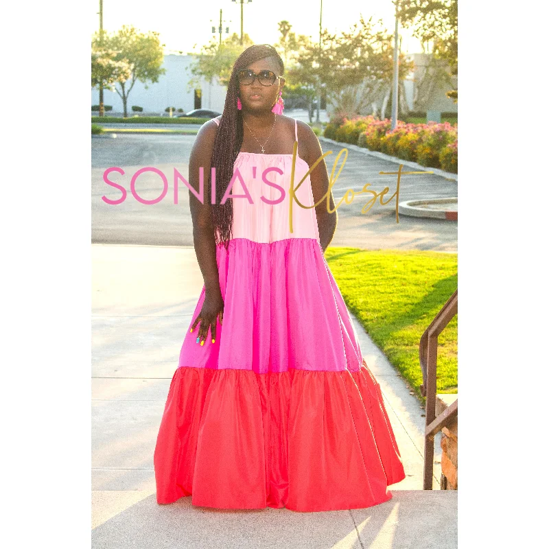 Fashion Deal SEASHORE MAXI DRESS