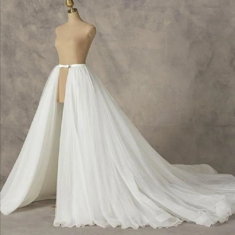 Shop Sales Detachable Overlay Wedding Skirt