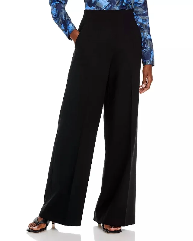 Unleash Your Trend Driven Style Thames Wide Leg Pants In Black