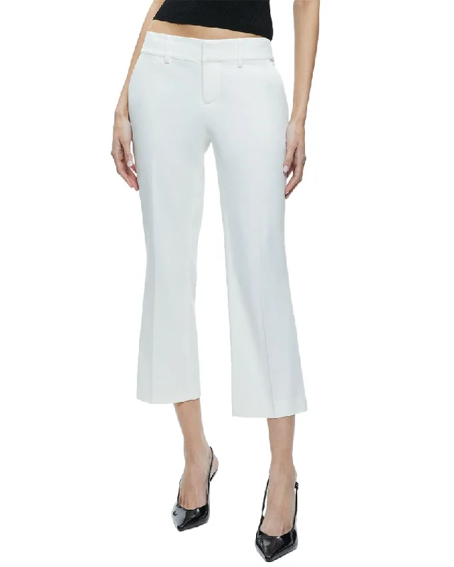 Chic And Trendy alice + olivia Janis Low-Rise Cropped Flare Pant