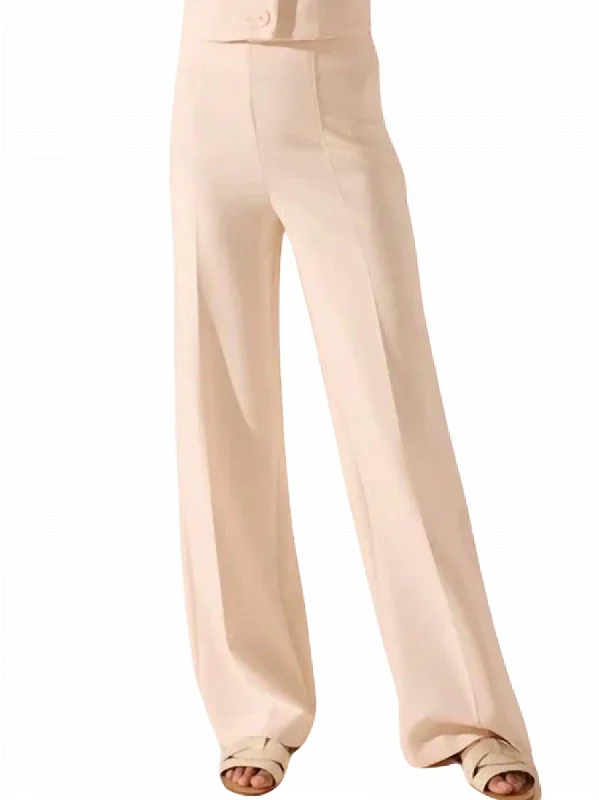 Limited Time Amber Trousers In Shell Rose