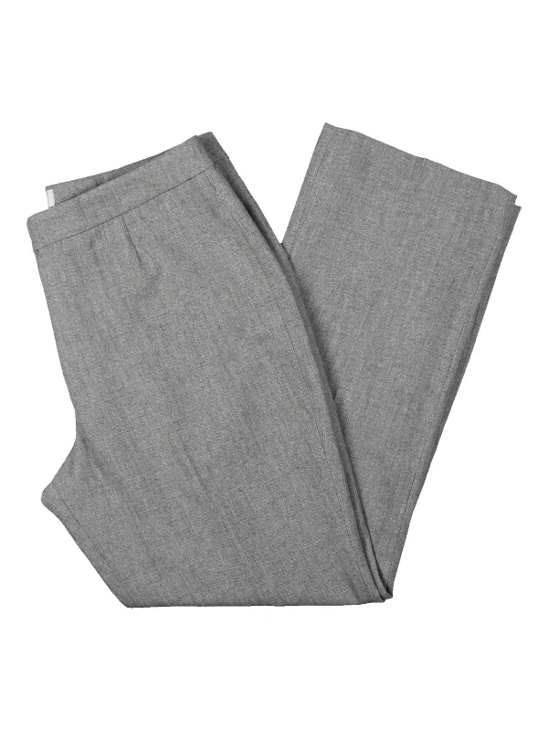 Style Revolution Petites Womens Knit Office Dress Pants