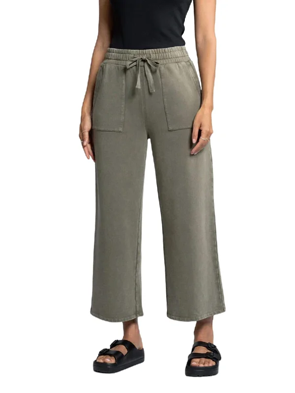 Holiday Glam Molina Pants In Dusty Olive