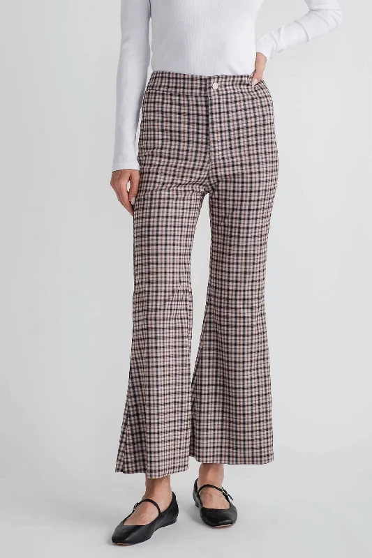 End Of Season Clearance Plaid Pants In Red Combo