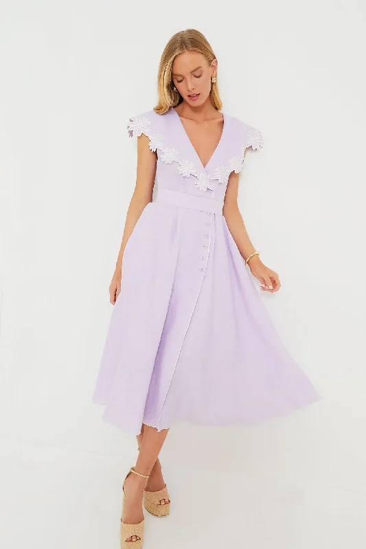 Unbeatable Prices Lilac Casey Midi Dress