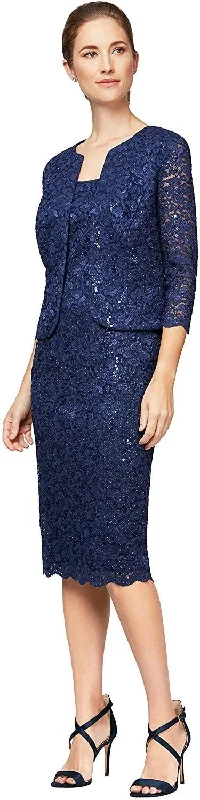 You'Ll Love Us Because Alex Evenings AE81122329 Short Lace Jacket Formal Dress Sale