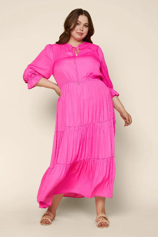 Exclusive Sale Mila Maxi Dress in Bubblegum