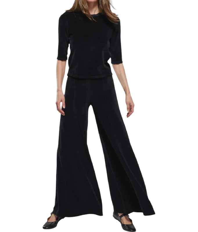 Dive Into Trendy Styles Megalo Palazzo Pants In Black