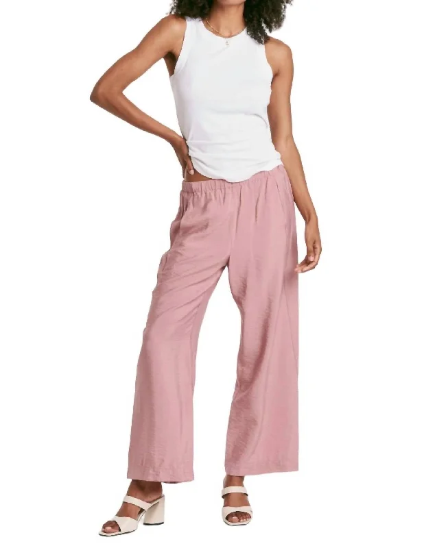 Day To Night Styles Paris Lounge Pants In Desert Rose