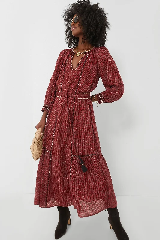 Comfortable Chic Persan Arabelle Midi Dress