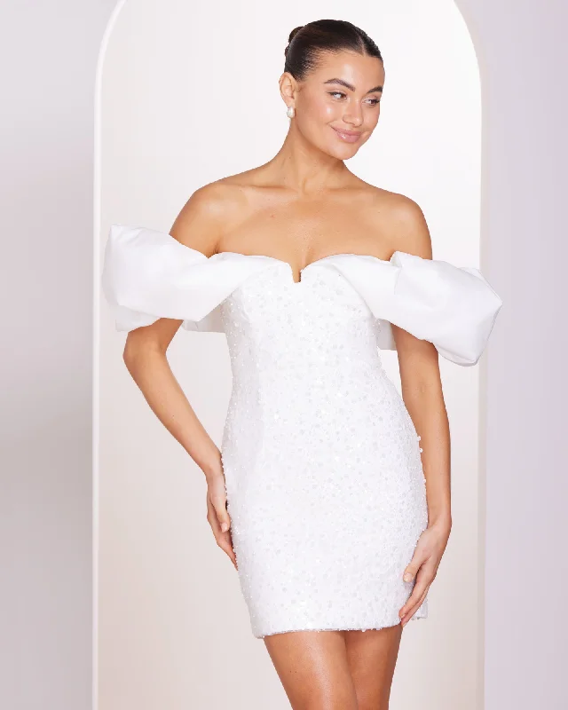 Trend Alert Jaymie Off Shoulder Mini Dress