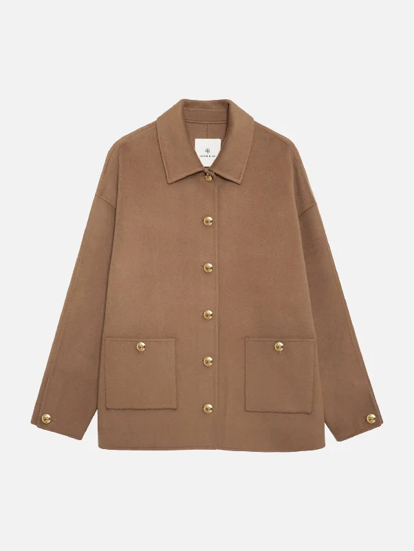 Big Savings On Minimalist Office Styles Luca Jacket in Camel Cashmere Blend