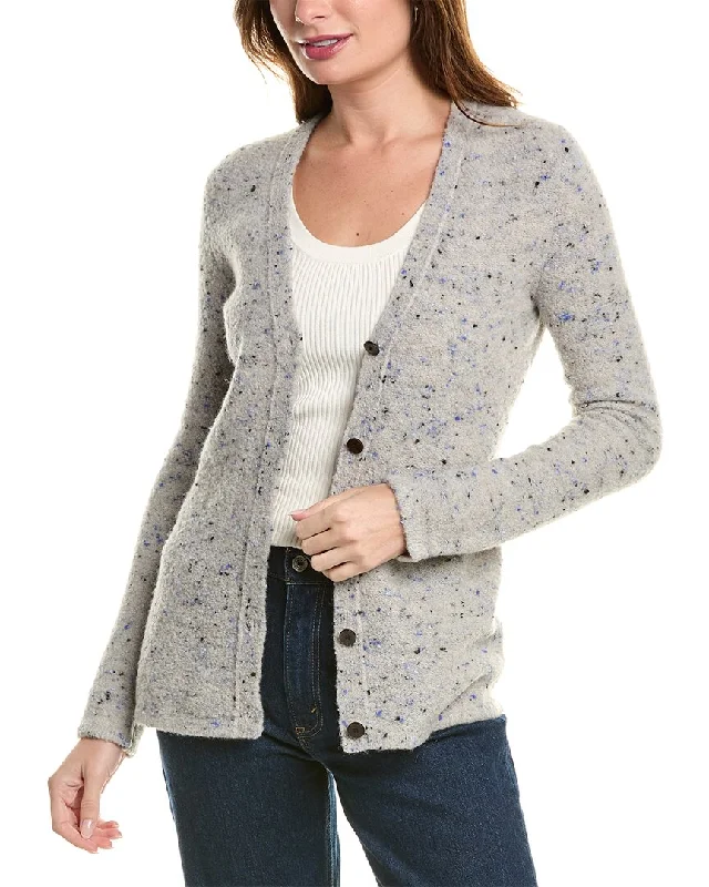 Flash Sale Starts Theory Boucle Wool-Blend Cardigan