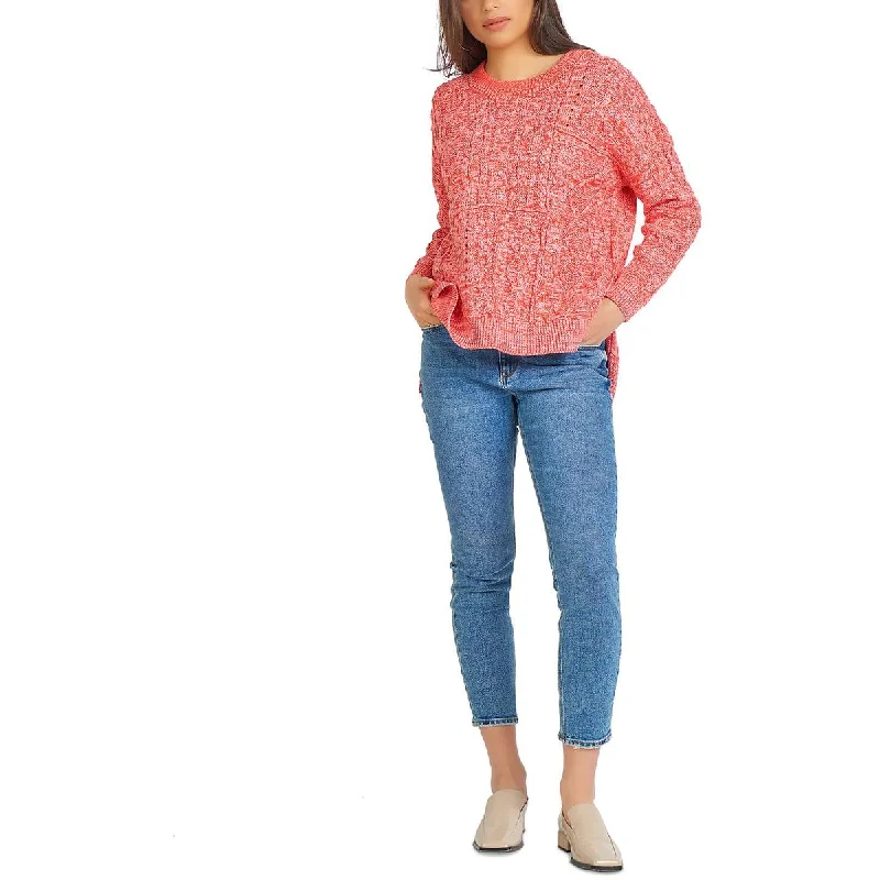 Fashion Forward Femininity Womens Knit Cotton Pullover Sweater