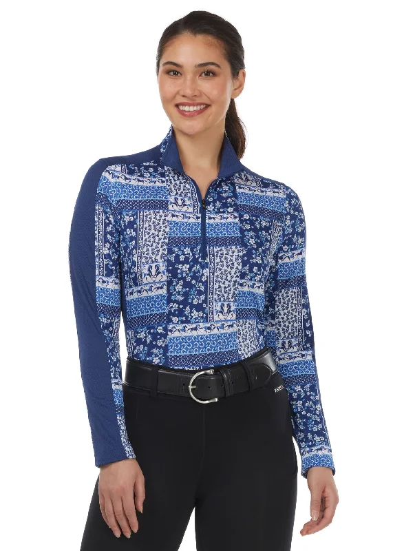 Playful Elegance Breeze Ice Fil® Long Sleeve Riding Shirt