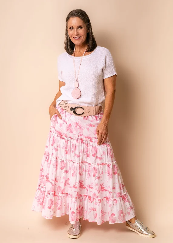 Mega Sale Berlin Cotton Skirt in Blush