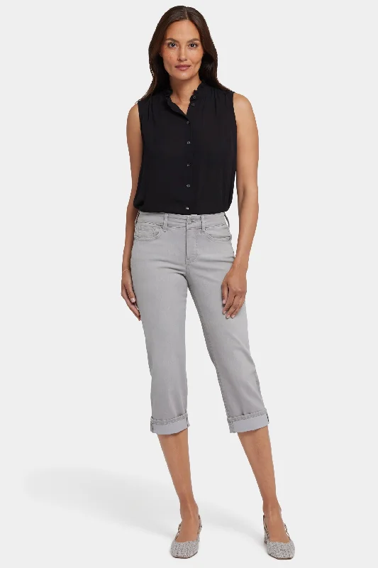 Comfort Meets Fashion Marilyn Straight Crop Jeans - Grenada Mist