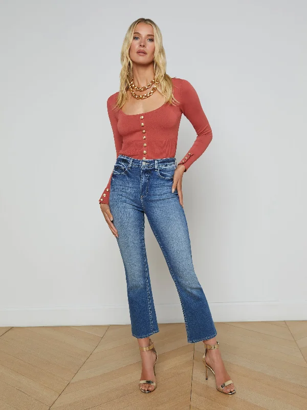 Chic Outfits Mira Cropped Bootcut Jean