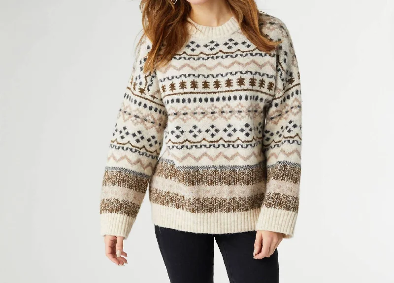 Crazy Price Slashing Crispin Sweater In Oatmeal