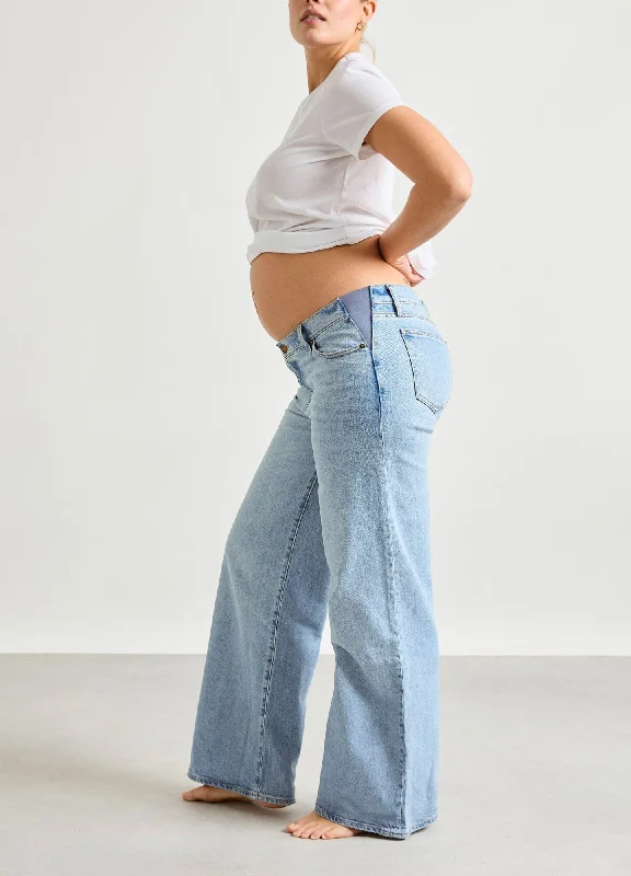 Chic Style, Always In Vogue The Relaxed Wide Leg Maternity Jean