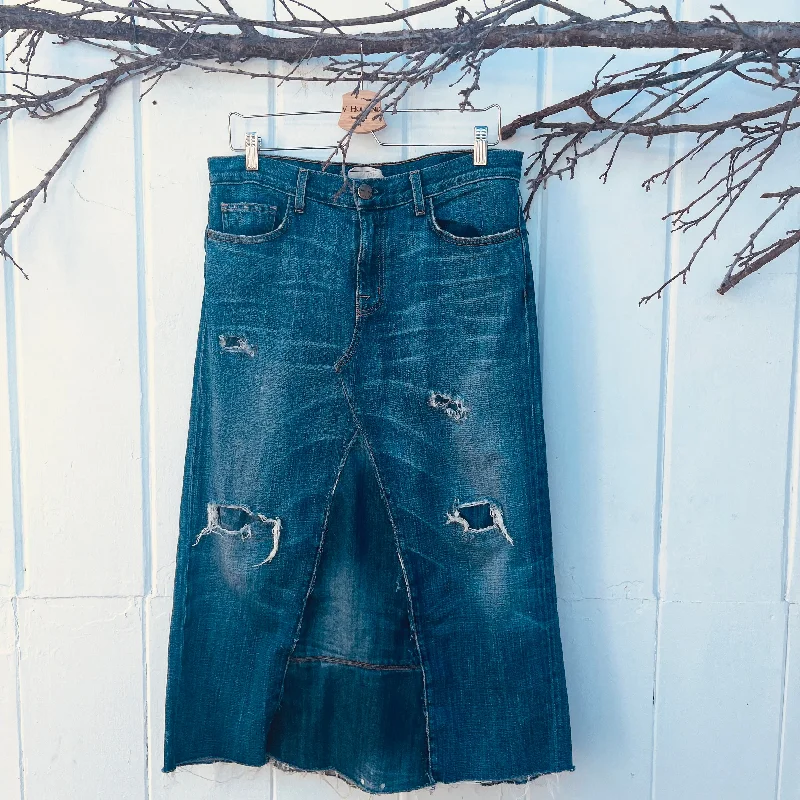 Find Your Unique Flair VH-DS39 Denim Skirt Size 8/10