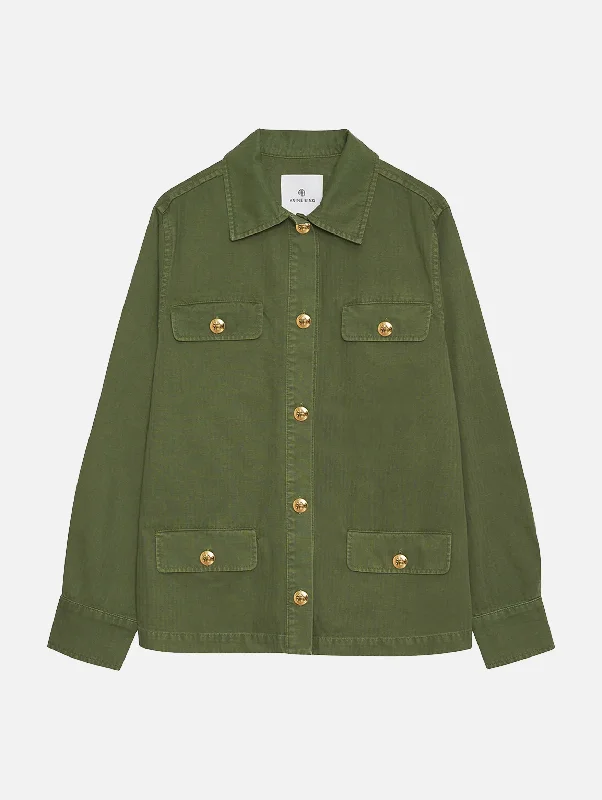 Stylish Looks Corey Jacket in Army Green