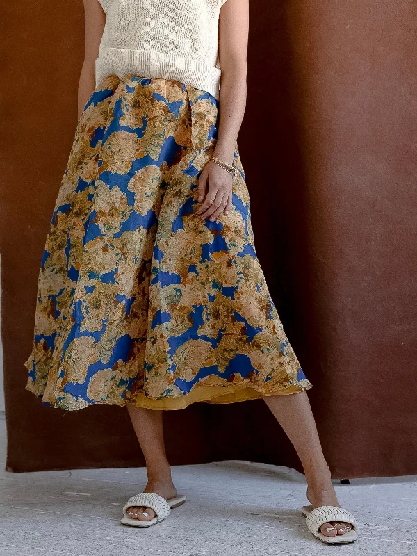 Limited - Edition Drops Laurel Floral Midi Skirt