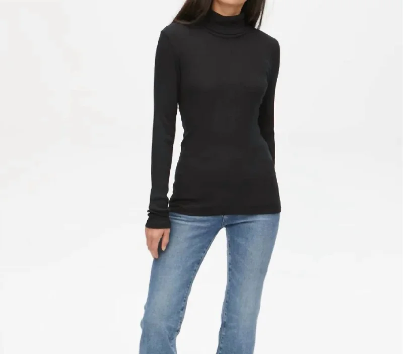 Sustainable Fashion Extravaganza Bell Turtleneck In Black