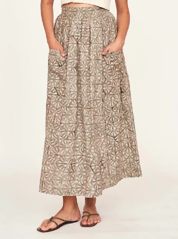 Trend Alert Mirth Marion Skirt Trellis In Petal