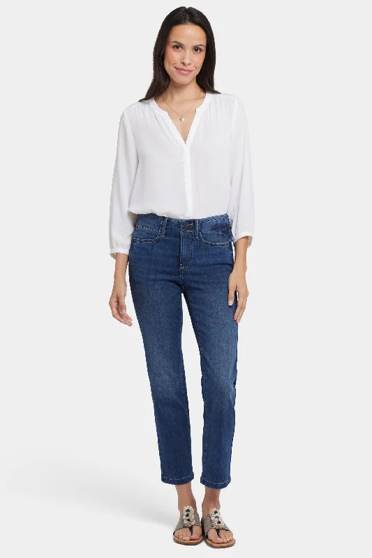 Luxury Style Sheri Slim Ankle Jeans - Rio Rapids