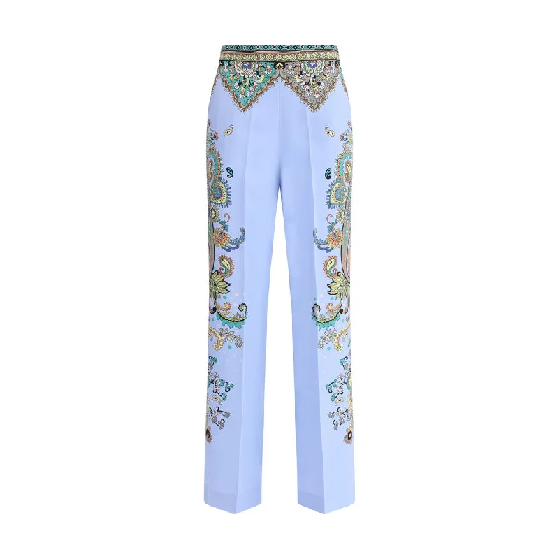 Trendy Styles Etro Floral Print Women's Pants