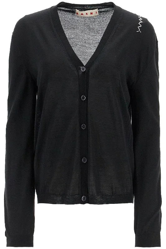 Minimalist Office - Ready Style Marni Women's Wool And Silk Blend Cardigan