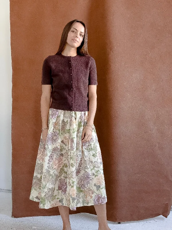 Big Savings On Rustic Countryside Styles Beatrice Floral Midi Skirt