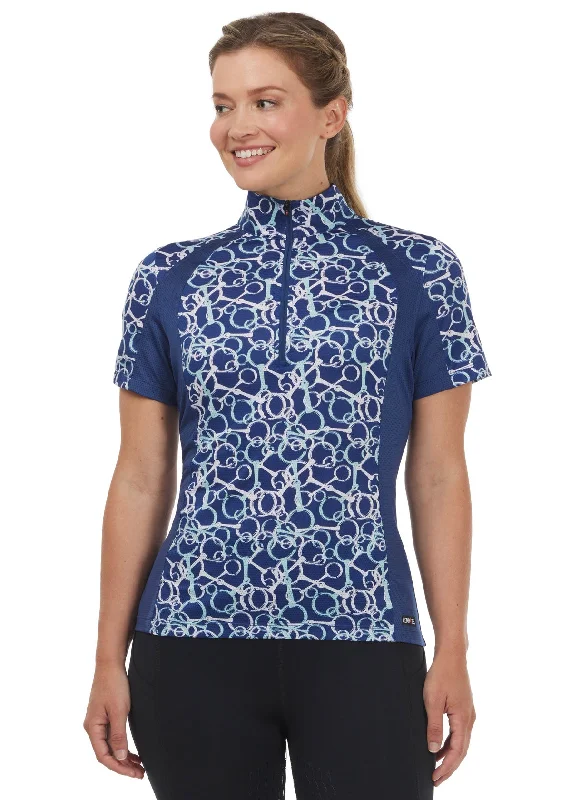 Classic Timeless Elegant Style Balance Ice Fil® Short Sleeve Riding Shirt