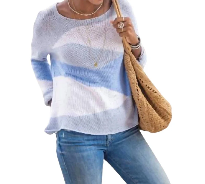 Trendy Pulse Oasis Cotton Crew Sweater In Slipstream