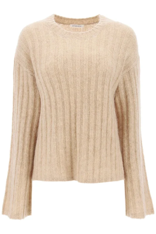 Effortless Sophistication By Malene Birger Women's Ribbed Knit Pullover Sweater