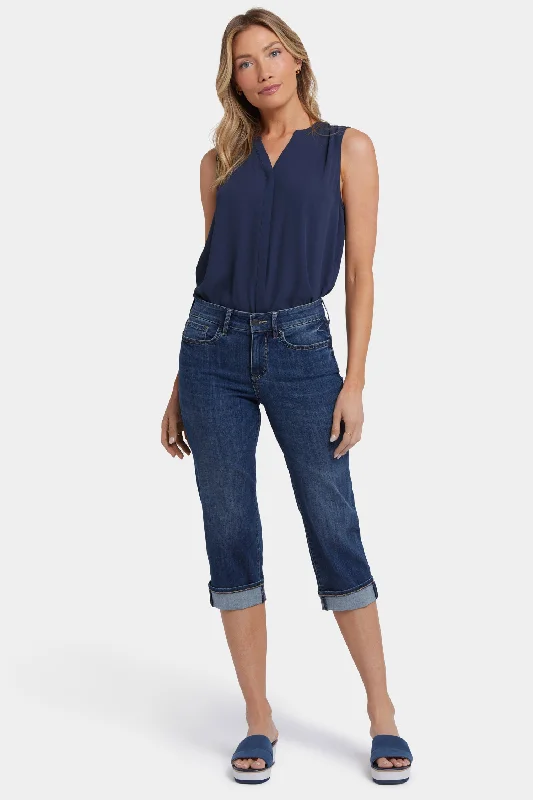 Unleash Your Trend Driven Style Marilyn Straight Crop Jeans - Rio Rapids