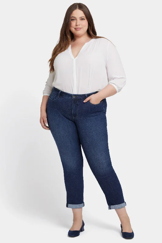 Relaxed Style Sheri Slim Ankle Jeans In Plus Size - Wellspring